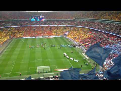 Man City Fans Sing Wonderwall After FA Cup Final