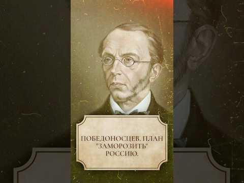 Победоносцев. План "Заморозить" Россию. #shorts #победоносцев