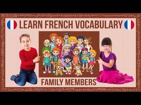 Learn French Vocabulary for Kids | Family Members | Polyglot Akram