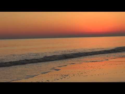 A beautiful orange sunset