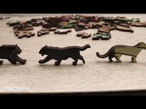 Puzzle Avec Pieces En Forme D Animaux Des pièces de puzzle en forme d'animaux !