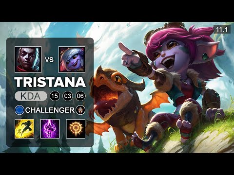 Nemesis Tristana Mid vs Ekko - EUW Challenger Patch 11.1