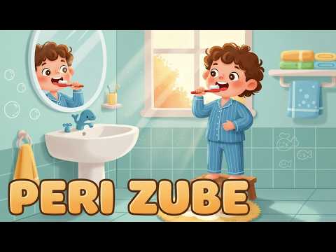 Peri zube | Vesela dečja pesma o pranju zuba