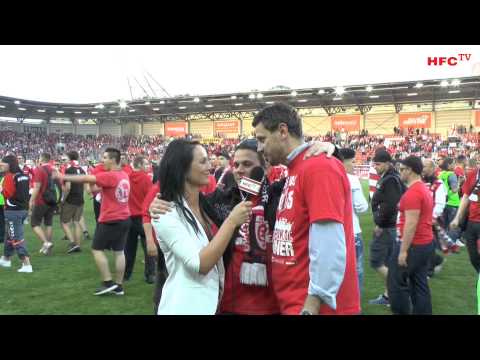 FSA-Pokal 2015, Finale: VfL Halle 96 - Hallescher FC | Interviews nach dem Spiel