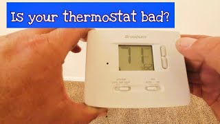 How to know if your thermostat is bad ? #thermostat, #hvac, #airconditioning