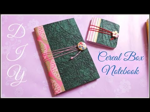 Best out of waste | #Diy - Cereal box Notebook Video