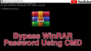How to unlock rar password using cmd free offline 2020