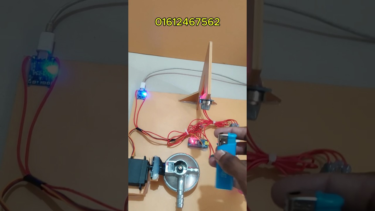 Gas Leakage Detection & Prevention Project Video Thumbnail