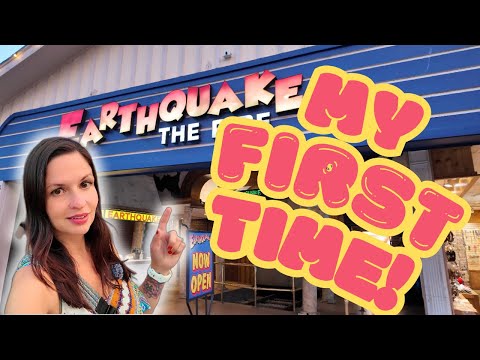 My First Time on Earthquake The Ride in Gatlinburg, TN! Full Experience, Front Seat!