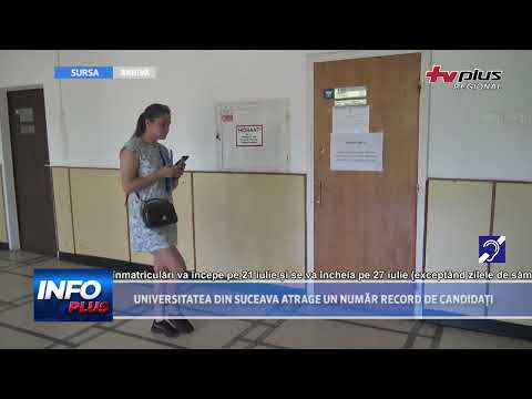 UNIVERSITATEA DIN SUCEAVA ATRAGE UN NUMĂR RECORD DE CANDIDAȚI