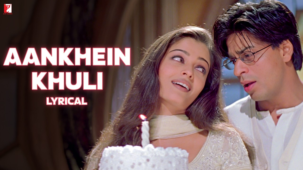 Lyrical | Aankhein Khuli | Shah Rukh Khan, Aishwarya | Jatin-Lalit | Lata Mangeshkar, Udit | Anand