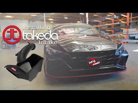 Elevate your 2022-26 Hyundai Elantra N 2.0L (t) with aFe POWER Takeda Stage-2 Intake