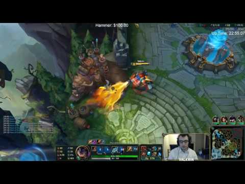 League Of Legends S7 — Valkrin as Rumble Jungle vs Skarner  Ranked Gameplay