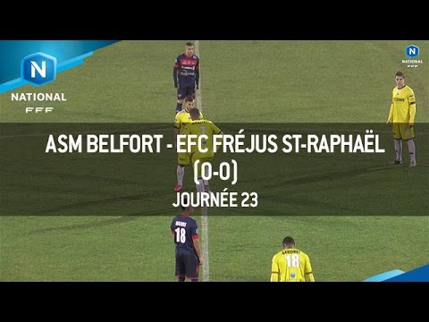 J23 : ASM Belfort - EFC Fréjus Saint-Raphaël (0-0), le résumé