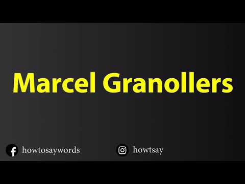 How To Pronounce Marcel Granollers