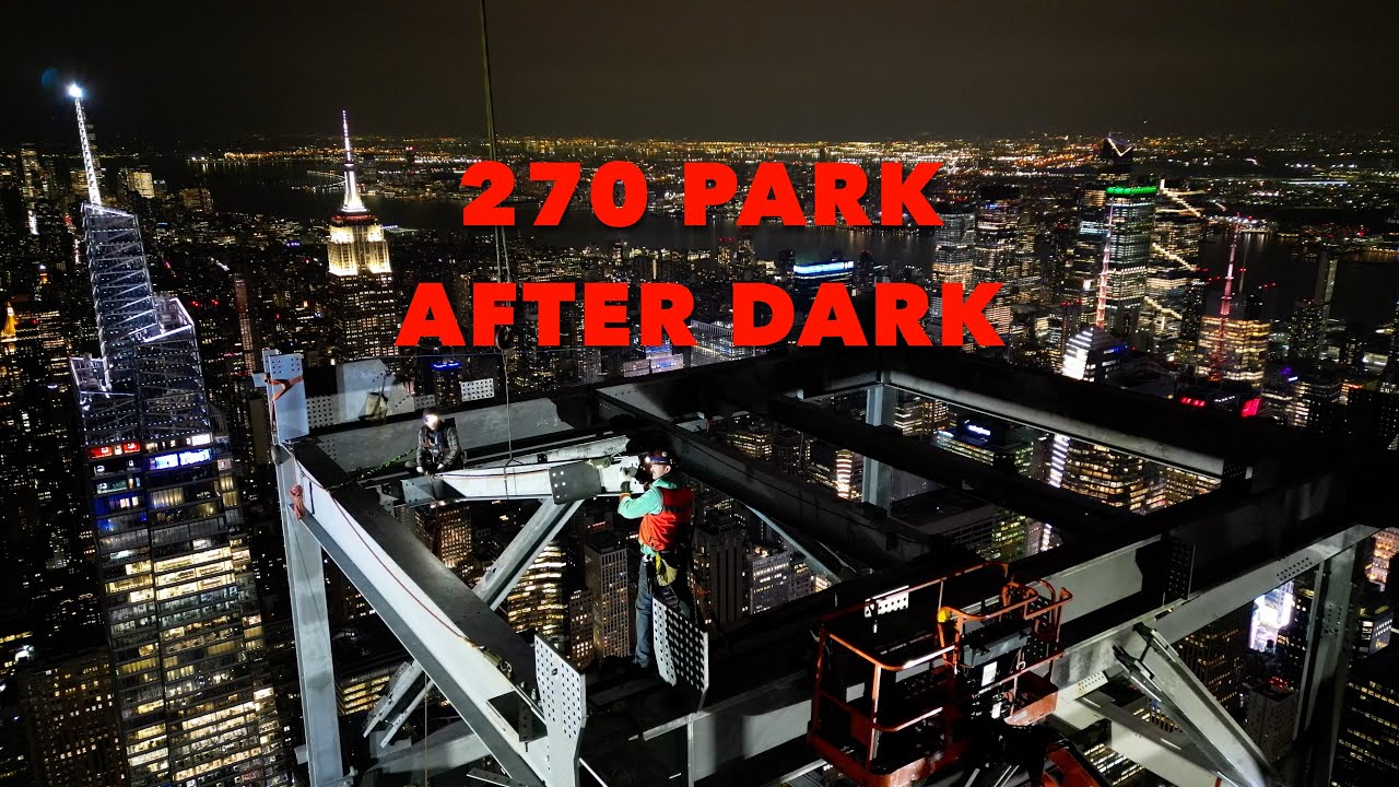 NYC Iron Workers Own Midtown at Night