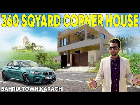 360 Sqyard CORNER House | Low Prices In Bahria Town Karachi | Precinct 8 Villas