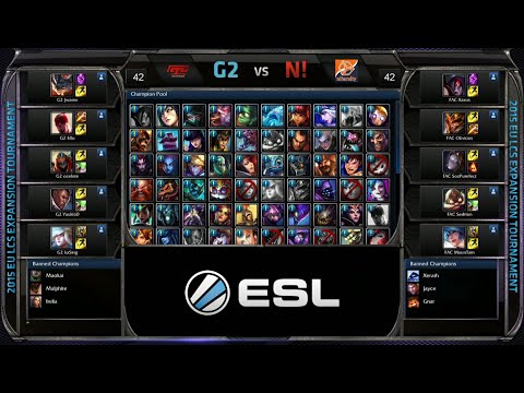 Gamers 2 vs n!faculty Game 3 | EU LCS Expansion Tournament Spring 2015 | G2 vs N! G3