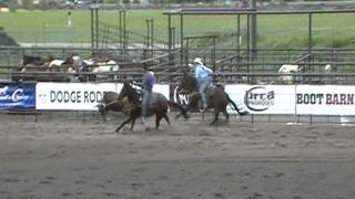 preview picture of video 'State Finals MT High School Rodeo Team Roping'