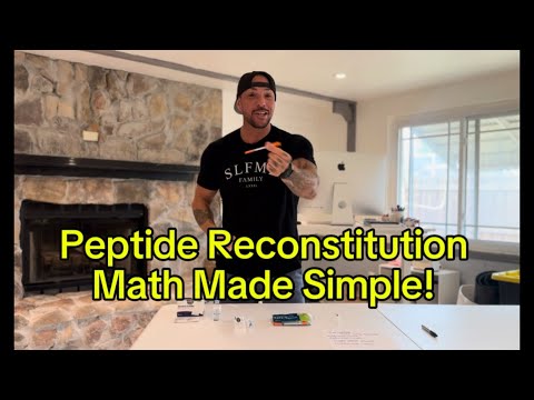 How To Easily & Accurately Reconstitute Your Peptides (10mg Vial Used in Example) 