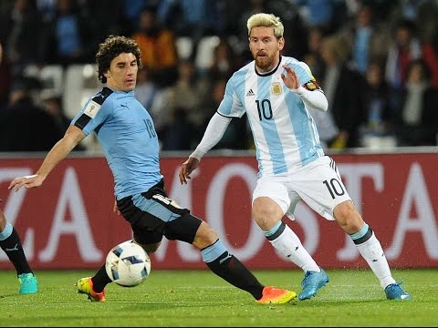 Argentina vs Uruguai 1-0 Gol de Messi [Goal] Eliminatorias Rusia 2018 01/09/2016