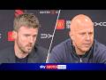 Michael Carrick And Arne Slot React Following Manchester United 3 2 Liverpool