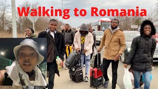 BLACKS WALKING FROM UKRAINE TO ROMANIA || NO CARS ALLOWED NOW #ukrainerussiacrisis #ukrainerussiawar