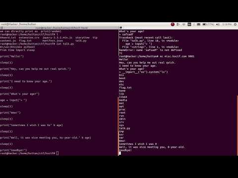Python 2 Input Bug