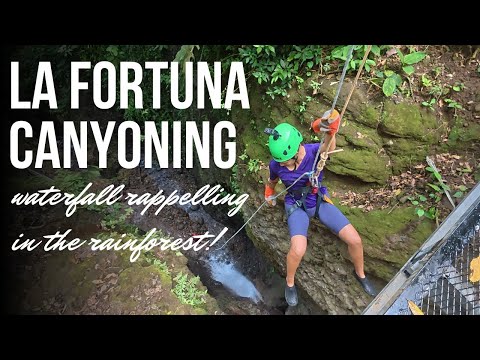 La Fortuna Canyoning (Pure Trek) - AMAZING adventure in the rainforest!