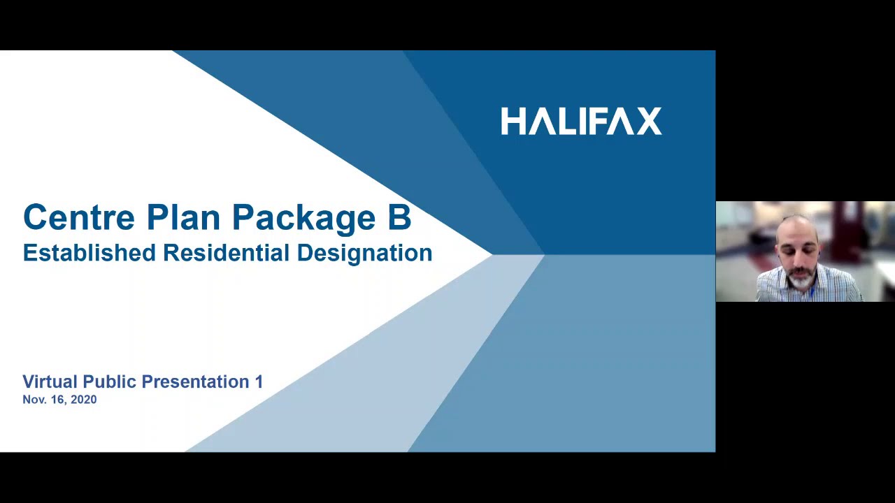 Centre Plan – Package B – Neighbourhoods - Established Residential - Virtual Meeting #1