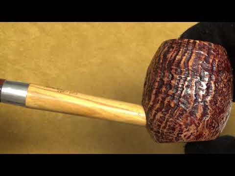 Pipa Viprati sabbiata con  vera in argento -  Fancy Apple (VI130)