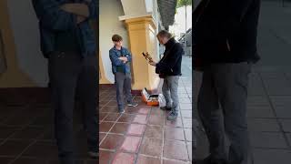 Busking with Jackson Browne 2