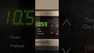 How to unlock the "Door Locked" oven of Frigidaire