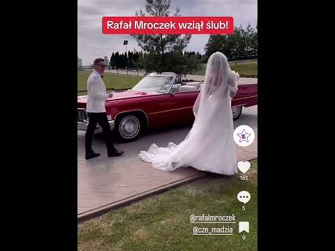 Rafał Mroczek wziął ślub. Zobacz wesele aktora M jak miłość