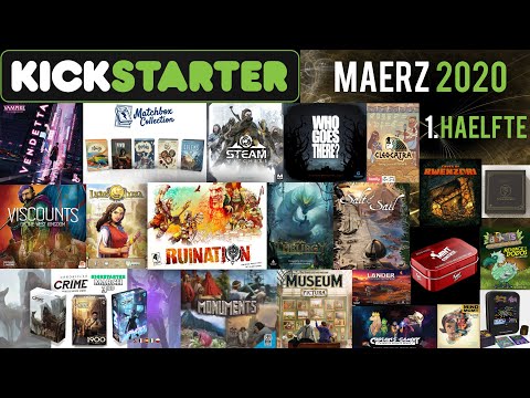 Brettspiele auf Kickstarter im März (1.Hälfte) - Kickstartervorschau -