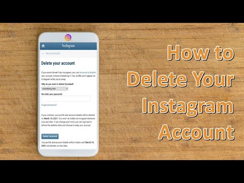 How to delete Instagram account 2021