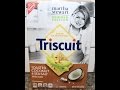 Triscuit Martha Stewart Toasted Coconut Sea Salt Review
