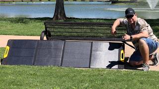 Foldable 200W Solar Panel for Camping & RV Use | BougeRV Overview