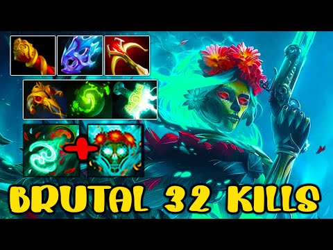 BRUTAL 32 SAVAGE [ Muerta ] INTENSE TEAM FIGHT - DOTA 2 GAMEPLAY