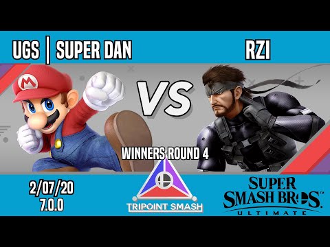 Tripoint Smash 96 - Winners Round 4 - UGS | Super Dan(Mario) Vs. RZI(Snake)