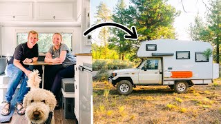 Buying Our 1988 Land Cruiser Camper (mini tour, getting the keys, and learning to drive)