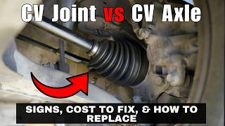 Signs of bad CV joint vs CV axle symptoms |Easy Diagnoses & Fix for CV Joint and axle.