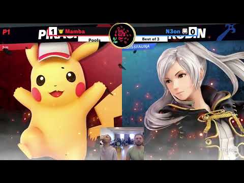 RCR 2 Pools - Mamba (Pikachu) vs N3on (Robin) - SSBU Ultimate