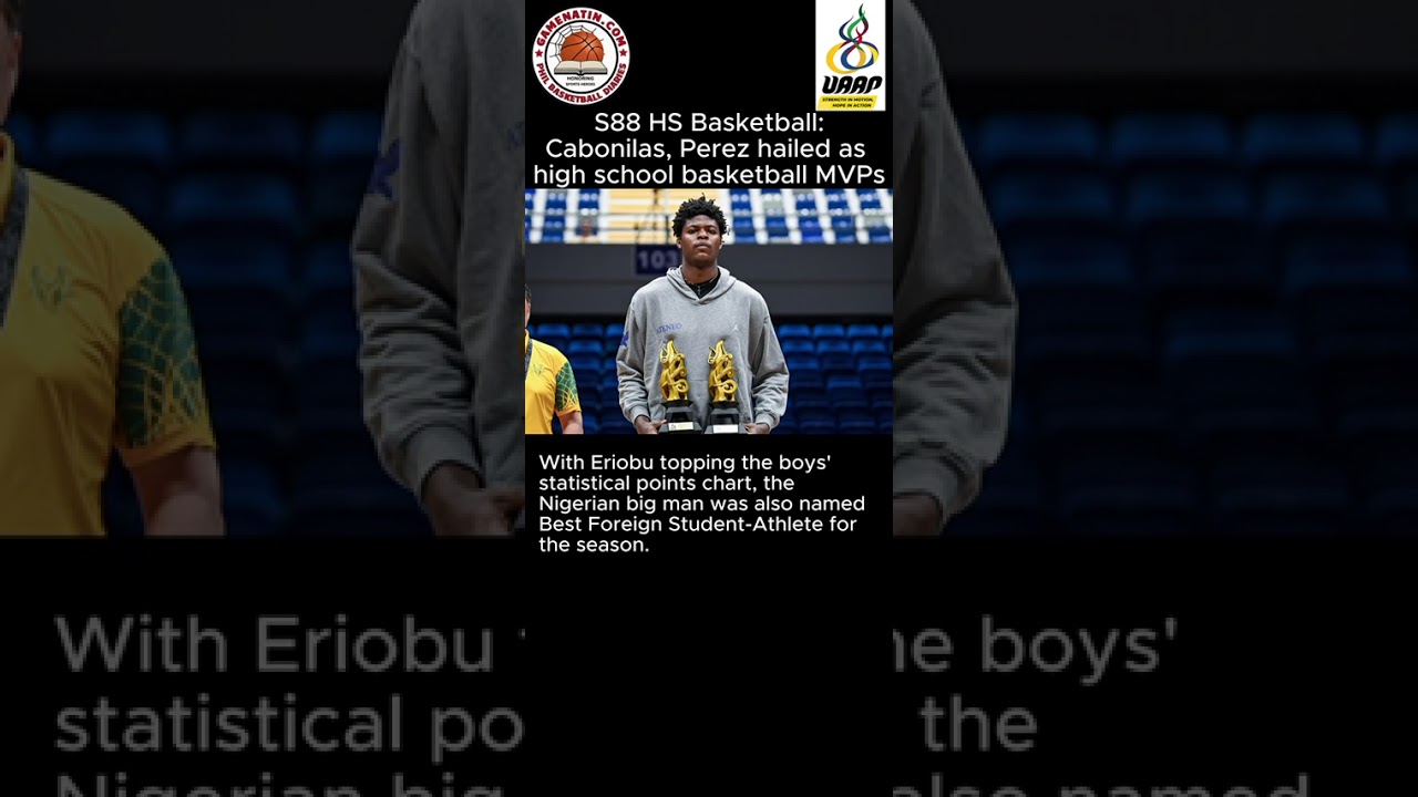UAAP Basketball: Cabs Cabonilas of FEU, Rhianne Perez of UST bag high school basketball MVP awards