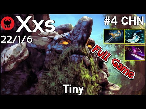 Xxs [Aster] plays Tiny!!! Dota 2 Full Game 7.19