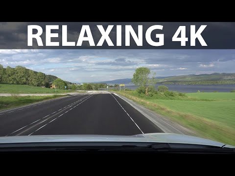 Norway 4k Driving E6 Steinkjer to Namsskogan