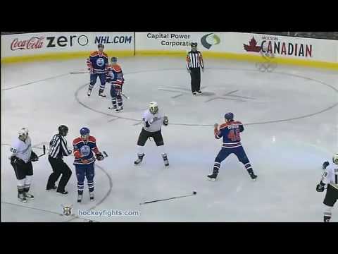 George Parros vs Zack Stortini Mar 26, 2010 - Sportsnet feed