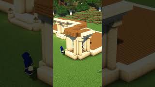 important note and built mansion #minecraft #minecraftshorts