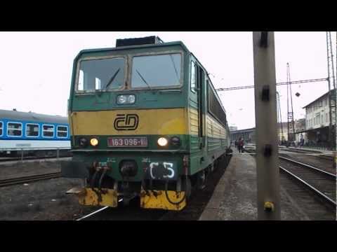 Odjezd vlaku Os 6823 (ČD 163.096) - Ústí nad Labem západ, 5. 4. 2013