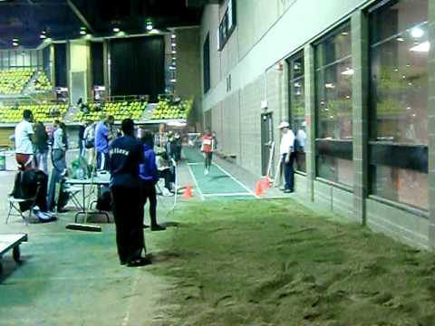 Steven Dorcelus winning long jump at ARSEM 2011